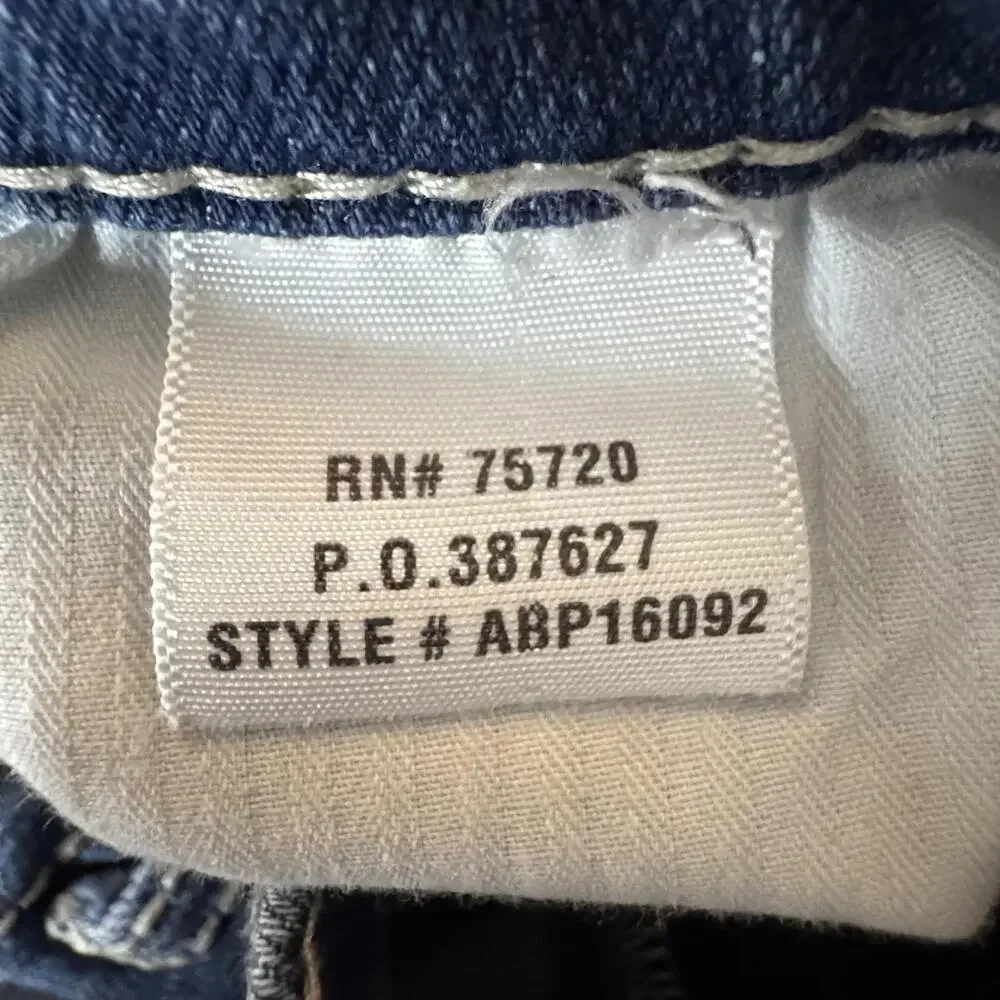 BKE Jake Jeans Mens 34x34/32 Blue Medium Wash Straight Denim Embroidered Pockets - Picture 6 of 9